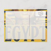 エジプト – トゥタンカームン ポストカード (裏面)