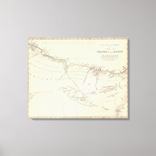 エジプト，トリポリ キャンバスプリント (正面)
