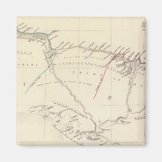 エジプト，トリポリ マグネット (正面)