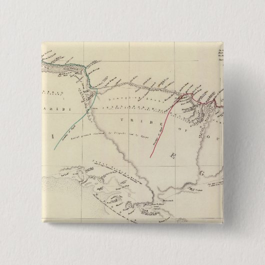 エジプト、トリポリ 缶バッジ (正面)