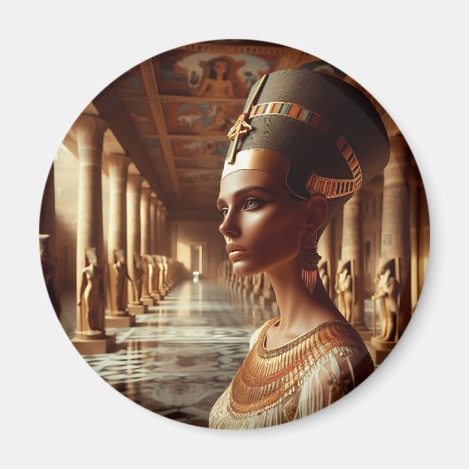 エジプト ネフェルタリの遺物: 古代文明 マグネット (正面)