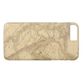 エジプト、パレスチナおよびアラビア地図 Case-Mate iPhoneケース (裏面(横))