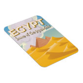 エジプト – ピラミッド旅行ポスタープリントのホーム マグネット (右側)