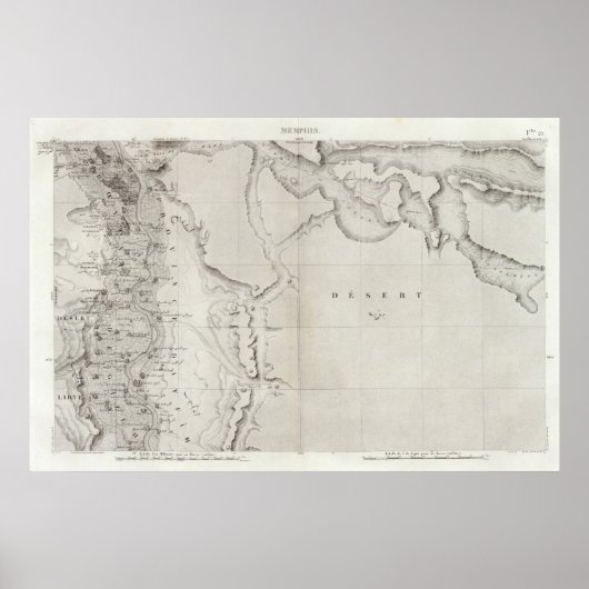 エジプト，メンフィス ポスター (正面)