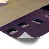 エジプト,ヤシの木の後ろのピラミッド ポスター (角)