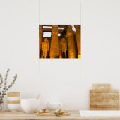 エジプト、ルクソール。カルナック寺院。 ポスター (キッチン)