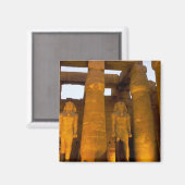 エジプト、ルクソール。カルナック寺院。 マグネット (正面/裏面)