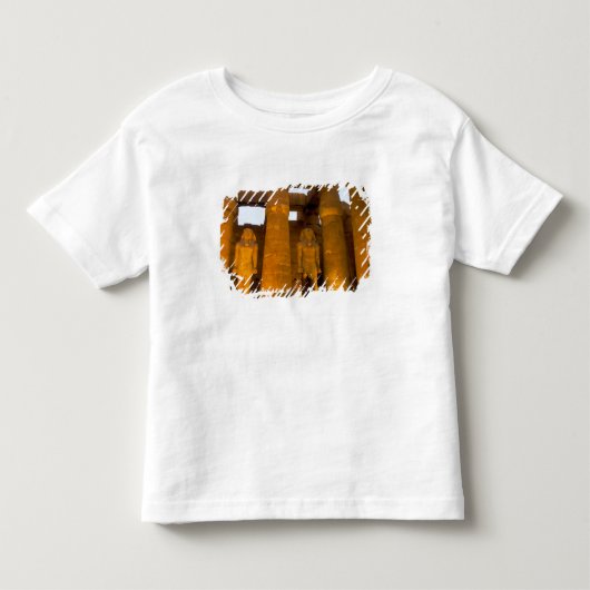 エジプト、ルクソール。カルナック神殿 トドラーTシャツ (正面)