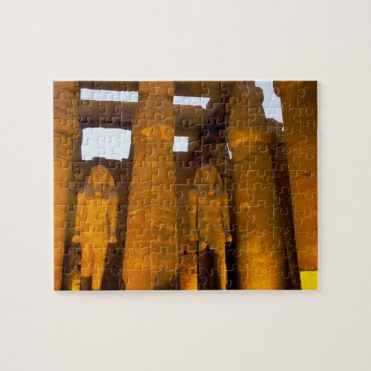エジプト、ルクソール。 カルナック·テンプル。 ジグソーパズル (横)