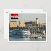 エジプト – ルクソール –  ポストカード (正面/裏面)