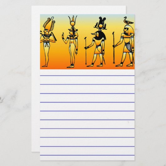 エジプト 便箋 (正面/裏面)