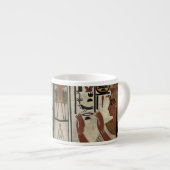 エジプト 古代 ファラオの墓 色鮮やかな 絵画 芸術 エスプレッソカップ (正面右)