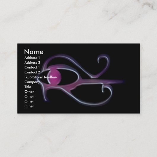 エジプト 名刺 (正面)