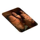 エジプト、第26王朝のカノプス壺がアブで発見 マグネット (右側)