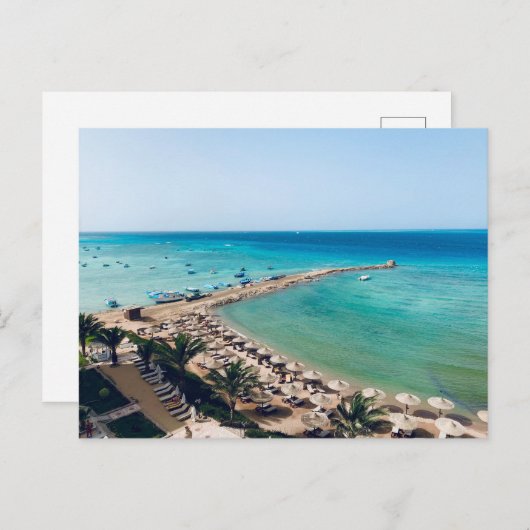 エジプト.紅海の景色。ポストカード シーズンポストカード (正面/裏面)
