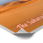 エジプト – 紅海 – サハラ砂漠 –  ポスター (角)