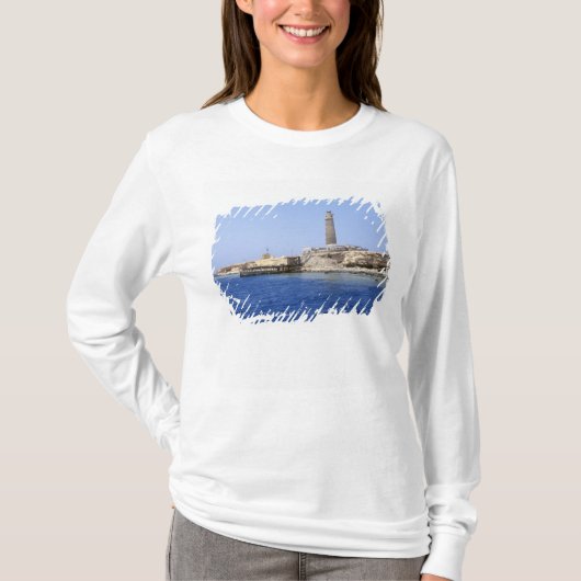 エジプト、紅海、ブロザー島の灯台 Tシャツ (正面)