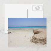 エジプト、紅海、マルサアラム、シャルム・エル・ルーリ、ビーチ ポストカード (正面/裏面)