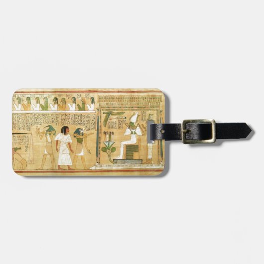 エジプト – 絵文字ラゲッジタグ ラゲッジタグ (正面横)