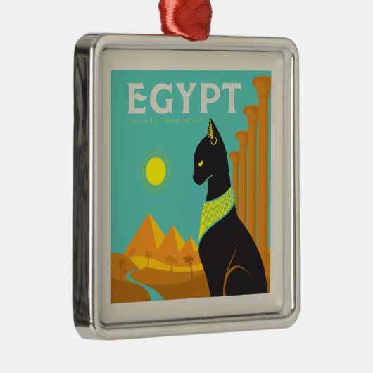 エジプト | 線条旗の地 メタルオーナメント (右)