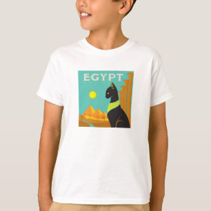 エジプト 線条旗の地 Tシャツ