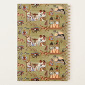 エジプト |記号パターン プランナー手帳 (裏面)