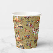 エジプト |記号パターン 紙コップ (裏面)