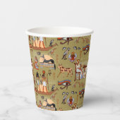 エジプト |記号パターン 紙コップ (正面)