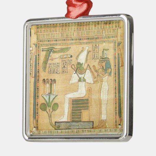 エジプト – 象形文字メタルオーナメント メタルオーナメント (左)