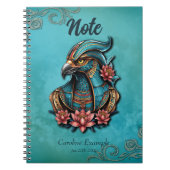 エジプト《鳥》ハヤブサ神。 ノートブック (正面)