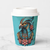 エジプト《鳥》ハヤブサ神。 紙コップ (裏面)