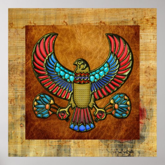 エジプト《鳥》ハヤブサ ポスター (正面)