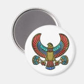 エジプト《鳥》ハヤブサ マグネット (正面/裏面)