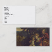 エジプト、c.1510-12 (油に飛行の間に休ませて下さい 名刺 (正面/裏面)