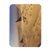 エジプト、Gizaのピラミッド、Khfre、Khufu、Menkaure マグネット (縦)