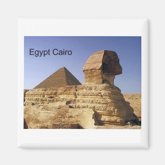 エジプトCairo Giza Sphinx (St.K) マグネット (正面)