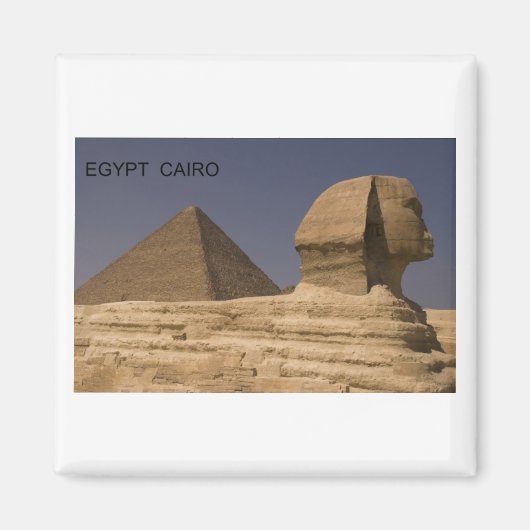 エジプトCairo Giza Sphinx (St.K) マグネット (正面)
