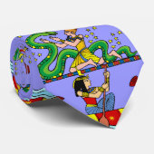 エジプトMARVALLS /BLUE ネクタイ (ロール)