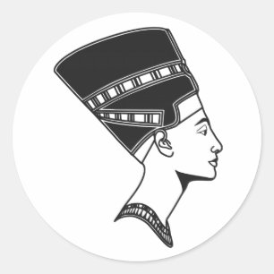 エジプトNefertitiのエジプトの女王の歴史 ラウンドシール