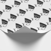 エジプトNefertitiのエジプトの女王の歴史 ラッピングペーパー (角)