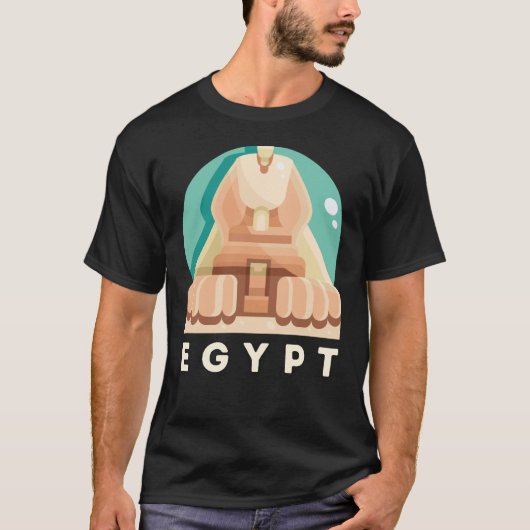 エジプトPharaoh Sphinxシャツ Tシャツ (正面)