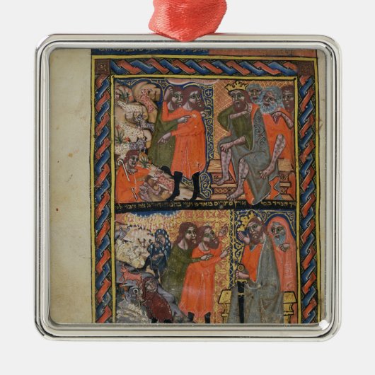 エジプトTtoBの10ペスト メタルオーナメント (正面)