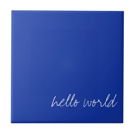 エジプパーソナライズされたトブルー タイル (正面)