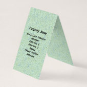 エジプ伝統的ト女性ピンクドレススカーフグリーン 名刺 (裏面)