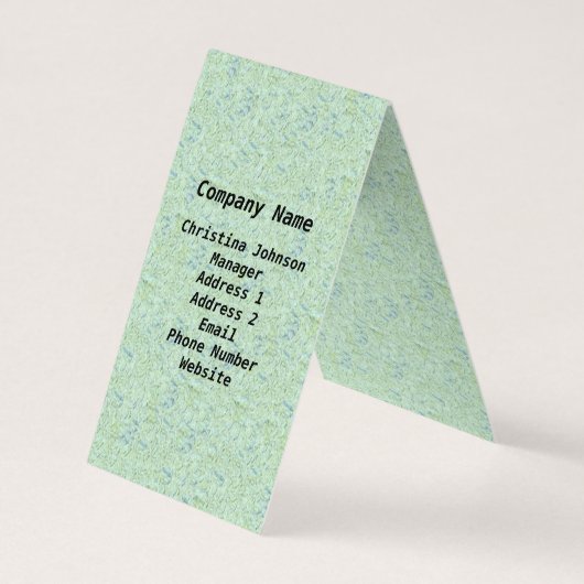 エジプ伝統的ト女性ピンクドレススカーフグリーン 名刺 (裏面)