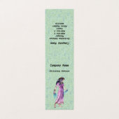 エジプ伝統的ト女性ピンクドレススカーフグリーン 名刺 (外部フラット)