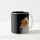 エジプ図解入りの、写真付きのトのハゲワシ ツートーンマグカップ (正面右)