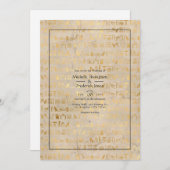 エジプ結婚ト 招待状 (正面/裏面)