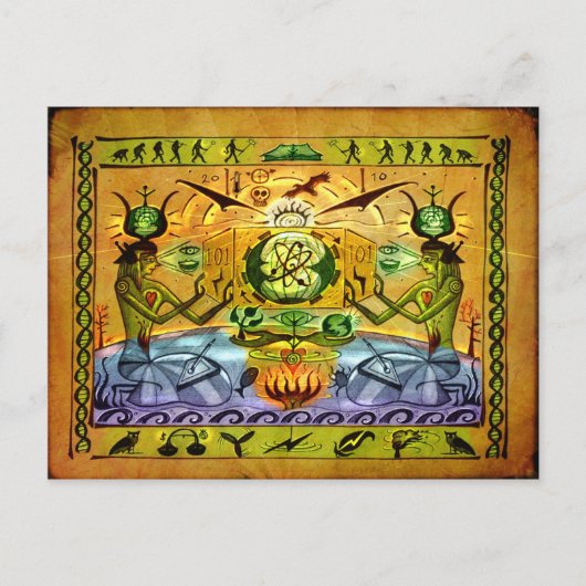 エジモダンプトはがき ポストカード (正面)