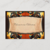 エジモダンプト、イスラム、アラビア語、アフリカデザイン エンクロージャーカード (裏面)